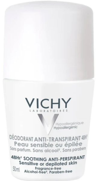 Vichy 48h Soothing Anti-Perspirant & Deodorant Roll-on 50ml