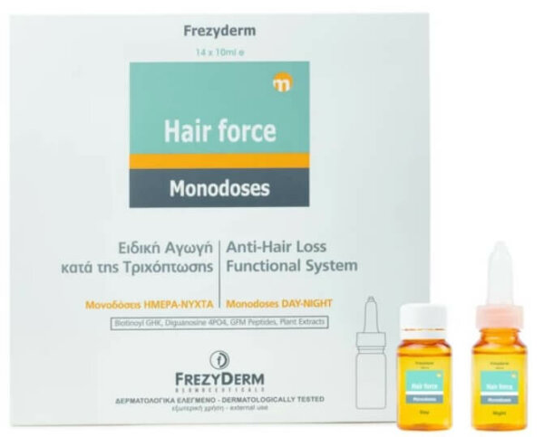 Frezyderm Hair Force Monodose Αμπούλες για την Γυναικεία Τριχόπτωση