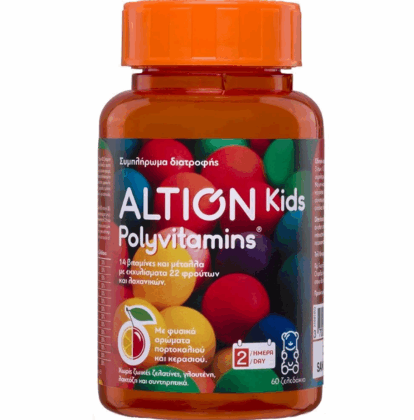 Altion Kids Polyvitamins 60 Softgels 