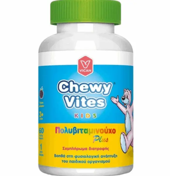 Chewy Vites Kids Multivitamin Plus 60 Ζελεδάκια 