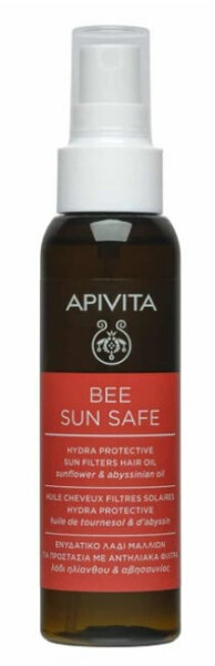 Apivita Bee Sun Safe Hydra Protective Sun Filters Hair Oil