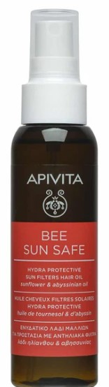 Apivita Bee Sun Safe Hydra Protective Sun Filters Hair Oil