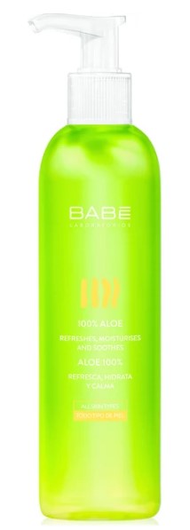 Babe Body 100% Aloe Μη Λιπαρό Gel Αλόης με Καταπραϋντικά & Ενυδατικά Συστατικά για την Προστασία της Επιδερμίδας