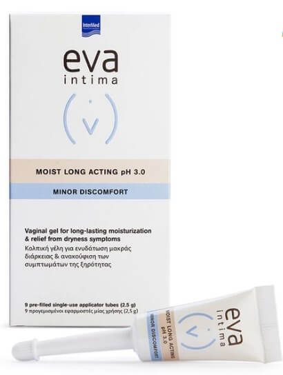 Intermed Eva Intima Moist Log Acting pH 3.0 Υγραντική Κολπική Γέλη