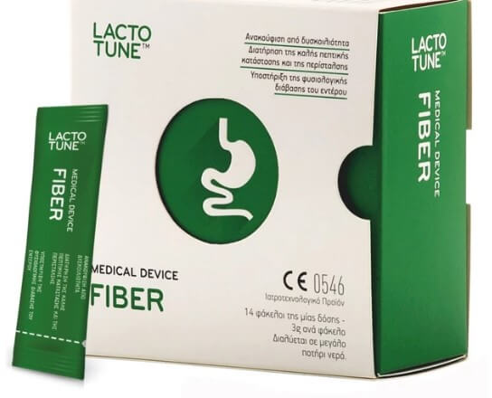 Lactotune Fiber Συμπλήρωμα Διατροφής Ανακουφίζει από τη Δυσκοιλιότητα