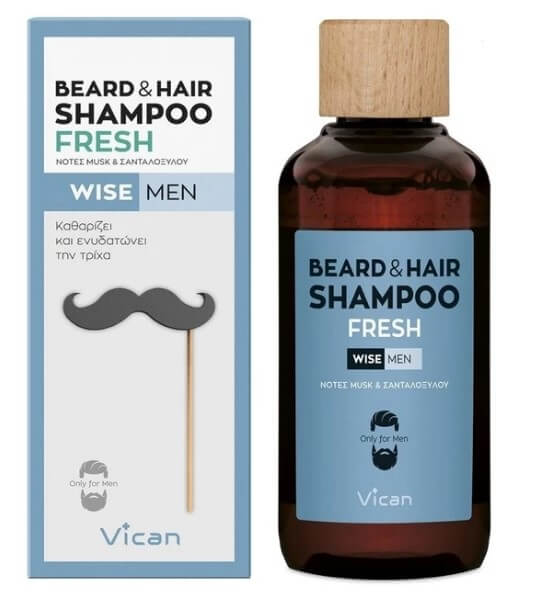 Vican Wise Men Beard & Hair Shampoo Fresh 200ml