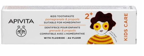 Apivita Kids Care Toothpaste 2+ With Pomegranate & Propolis