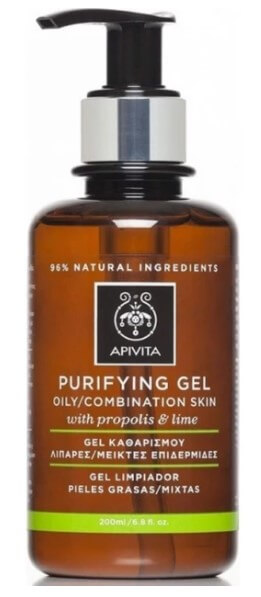 Apivita Purifying Gel With Propolis & Lime 