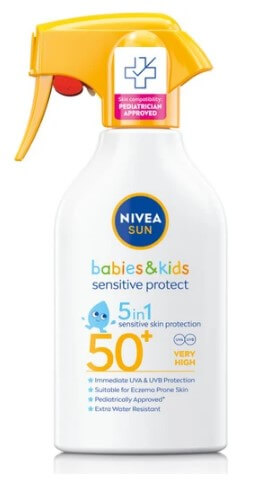 Nivea Sun Babies & Kids Sensitive Protective 5 in 1 Spf50+ Trigger Spray