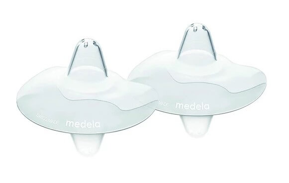 Medela Contact Nipple Shields Ψευδοθηλές Σιλικόνης με Θήκη