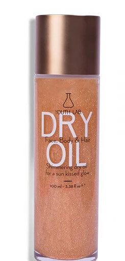 Youth Lab Shimmering Dry Oil for Face Body & Hair