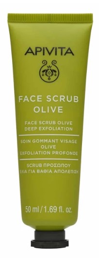 Apivita Face Scrub With Olive for Deep Exfoliating