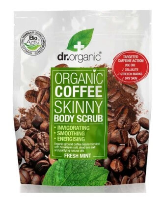 Dr. Organic Coffee Skinny Body Scrub with Fresh Mint