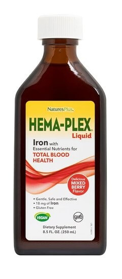 Nature's Plus Hema-Plex Liquid Iron 