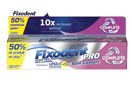 Fixodent Pro Complete Soin Comfort