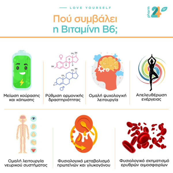 ιδιοτητες βιταμινης b6