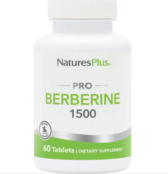 Natures Plus Pro Berberine 1500mg, 60tabs 