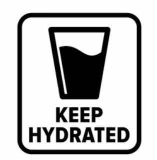 keep hydrated