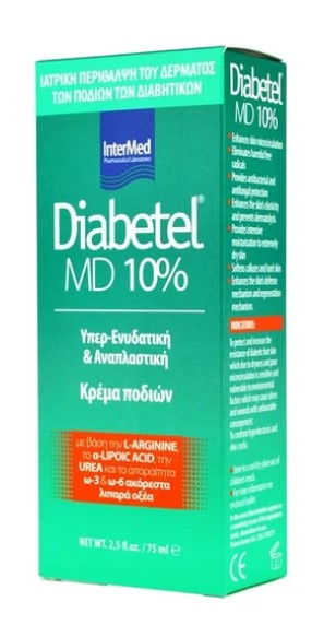 Intermed Diabetel MD 10% Ultra-Moisturizing & Repairing Foot Cream
