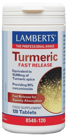 Lamberts Turmeric Fast Release 10.000mg, 120tabs
