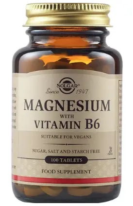 Solgar Magnesium with Vitamin Β6 100tabs 
