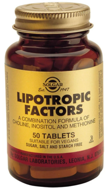 Solgar Lipotropic Factors tabs - 50 tabs