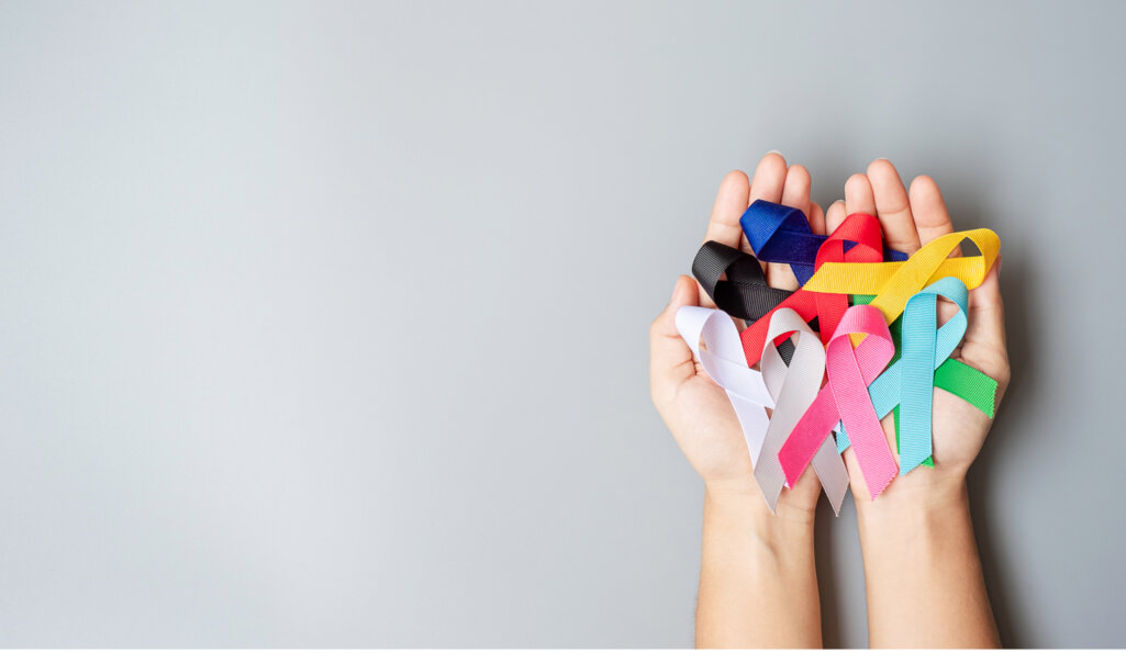 Παγκόσμια ημέρα για τον καρκίνο (4 Φεβρουαρίου). Κορδέλες με πολλά χρώματα
