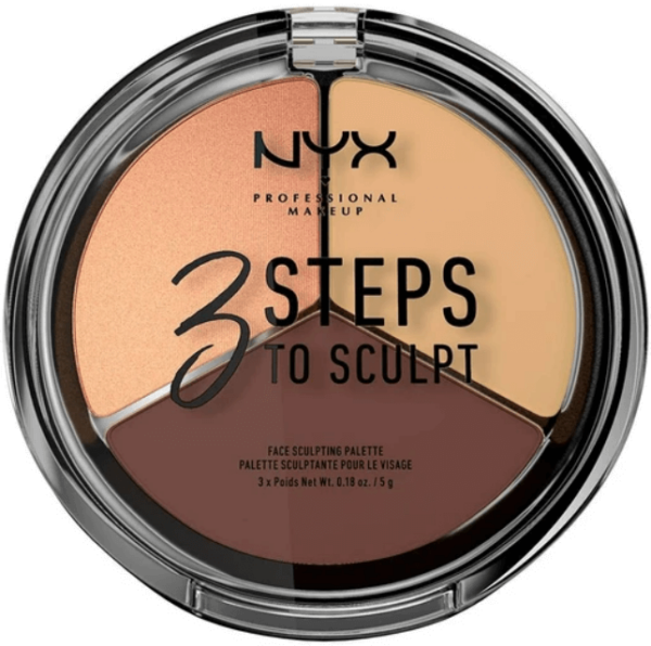Nyx 3 Steps to Sculpt Face Sculpting Palette 5gr