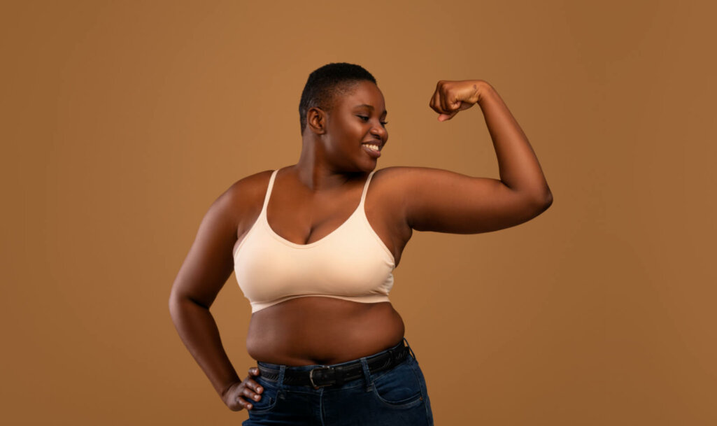 woman againist weight stigma