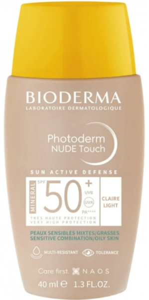 Bioderma Photoderm Nude Touch Mineral Fluid Spf50+ 40ml