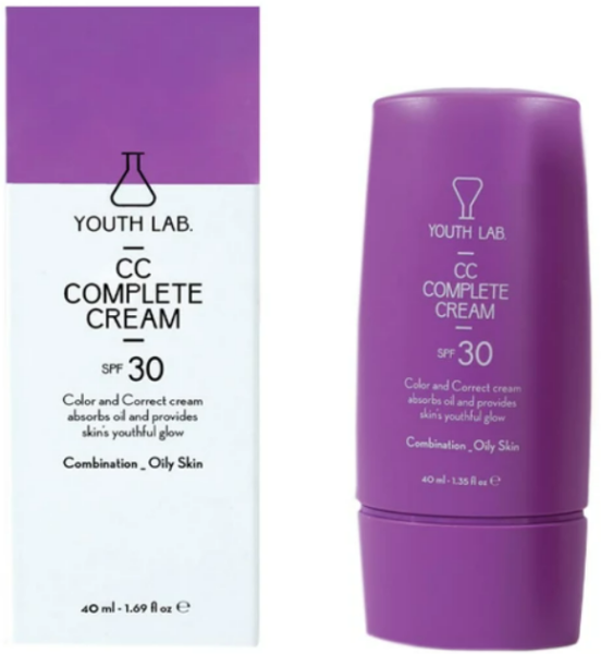 Youth Lab CC Complete Face Cream Spf30 Combination Oily Skin 40ml