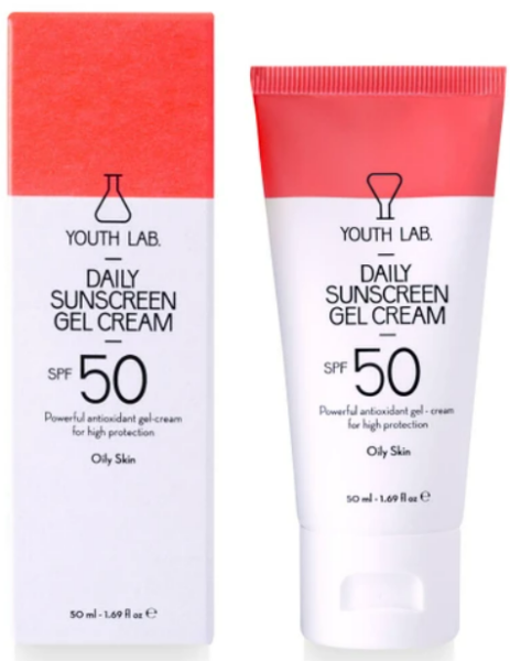 Youth Lab Daily Sunscreen Gel Cream Spf50 Oily Skin