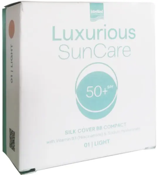 Luxurious Suncare Silk Cover BB Compact SPF50+, 12g - Light