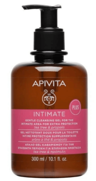 Apivita Intimate Care Plus Cleansing Gel For Extra Protection 300ml