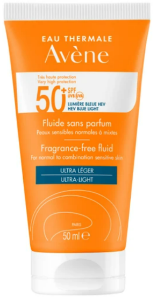 Avene Fluide Solaire Sans Parfum Spf50+, 50ml