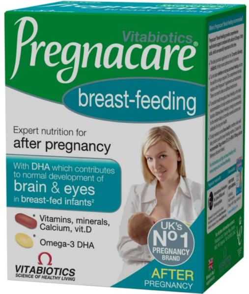 Vitabiotics Pregnacare Breast-Feeding 56tabs & 28caps. Συμπλήρωμα διατροφής για τον θηλασμό με βιταμίνες.