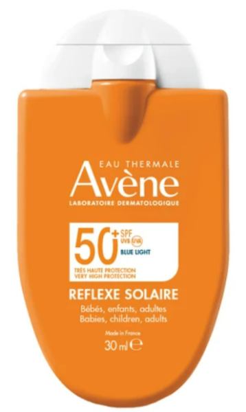 Avene Reflexe Solaire Spf50+ Face & Body Fluid 30ml. Apivita αντηλιακό για μωρά με υψηλό δείκτη προστασίας