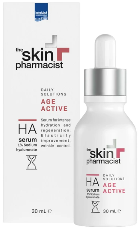 The Skin Pharmacist Age Active HA Serum 1% Sodium Hyaluronate 30ml