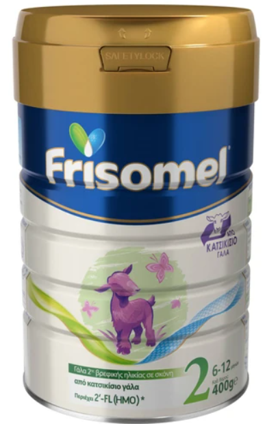 Frisomel 2 Κατσικίσιο Γάλα σε Σκόνη για Βρέφη από 6 έως 12 Μηνών 400gr
