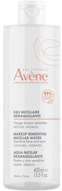 Avene Make Up Removing Micellar Water for Sensitive Face & Eyes 400ml