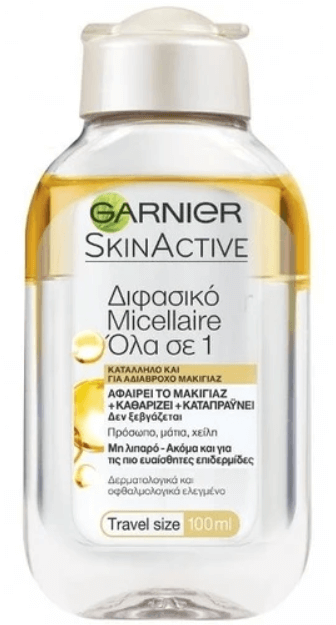 Garnier Skin Active Micellaire Biphase Water Travel Size 100ml