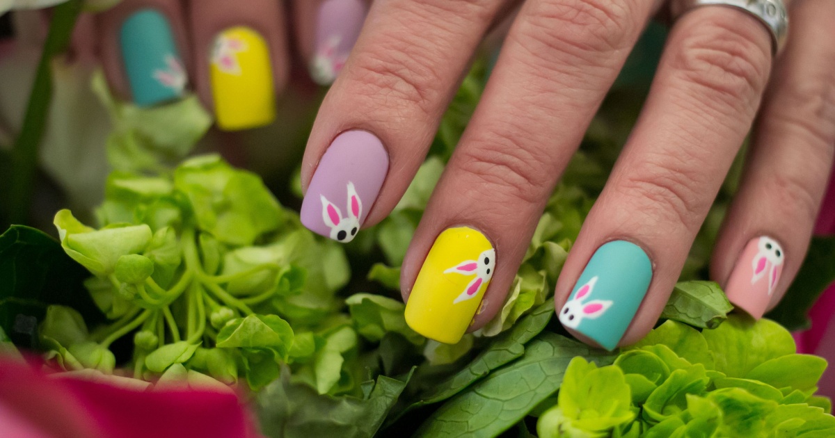 Bunny Rabbit Nail Art Design