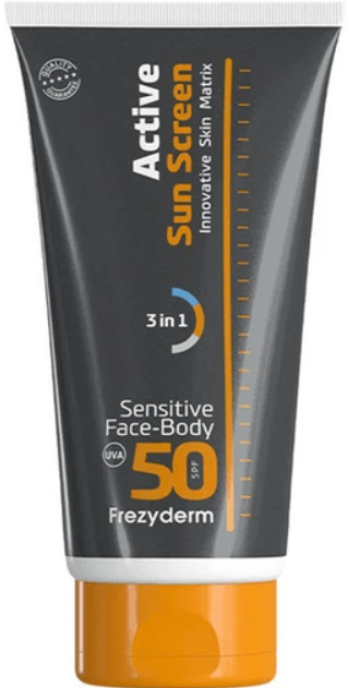 Frezyderm Active Sun Screen Sensitive Face & Body Spf50