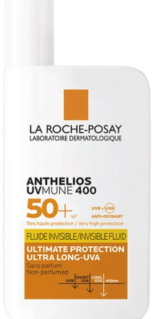 La Roche-Posay Anthelios UVMune 400 Spf50+ Invisible Fluide, Sans Parfum 50ml