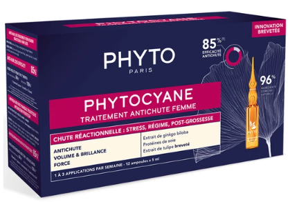 Phyto Phytocyane Anti-Hair Loss Treatment for Women 12amp x 5ml