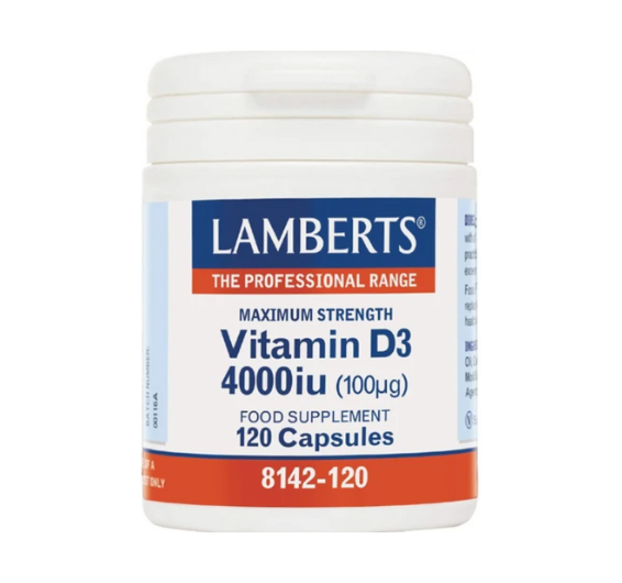 Lamberts Vitamin D3 4000iu, 120caps