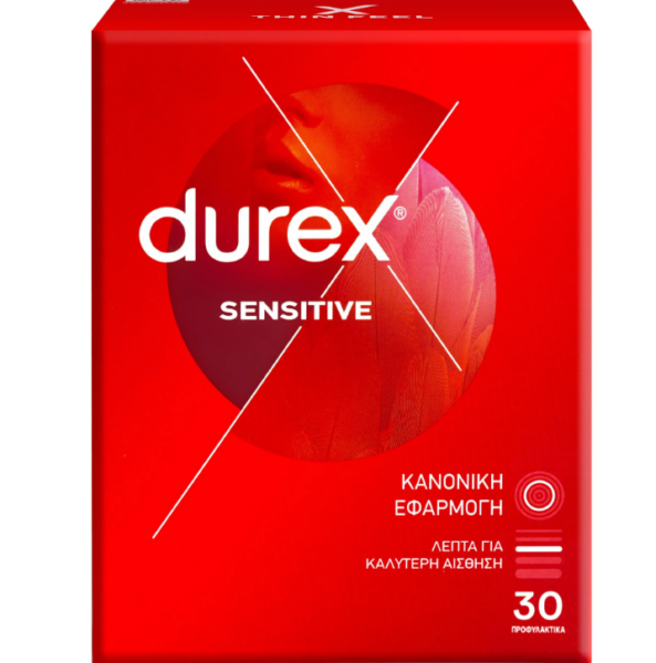 Durex Sensitive Thin Feel Condoms 30 Τεμάχια