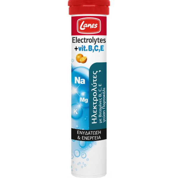 Lanes Electrolytes + Vitamin B, C, E 20 Effer.tabs