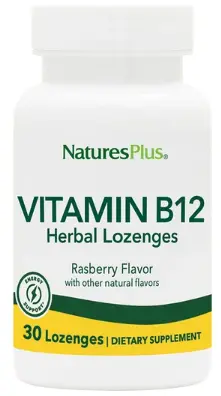 Natures Plus Vitamin B-12 1000μg 30 Lozenges