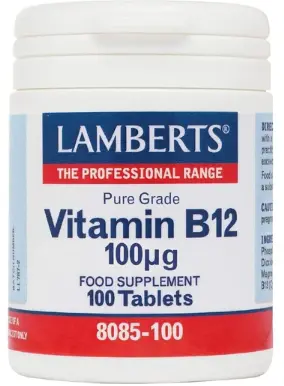 Lamberts Vitamin B12 100μg, 100tabs